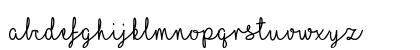 Yellow Butterflies Regular Lowercase Preview