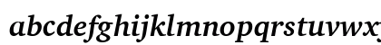 Charter ITC Bold Italic Lowercase Preview