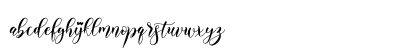 Alyanda Regular Lowercase Preview