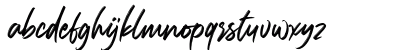 Carolissa Regular Lowercase Preview