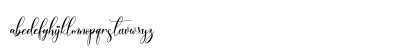 Delandia Regular Lowercase Preview
