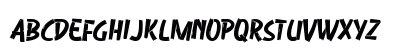 Woodtrap Regular Lowercase Preview