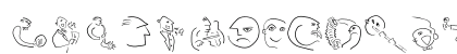 Wacomusish Regular Lowercase Preview