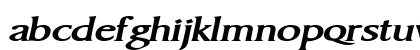BarrettExtended BoldItalic Lowercase Preview