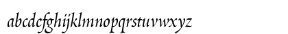 Poetica Italic Lowercase Preview