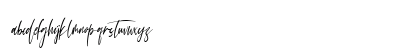 Hunthers Dwayne Regular Lowercase Preview
