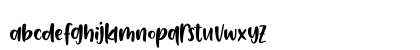 Redmilk Regular Lowercase Preview