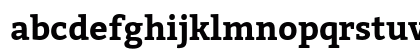 Bitter Bold Lowercase Preview