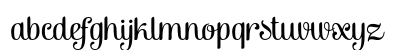 Mishka Regular Lowercase Preview