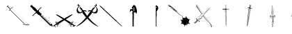 Weapons Regular Lowercase Preview