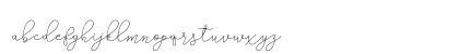 Adelya Free Regular Lowercase Preview