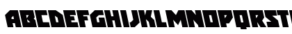 Arctic Guardian Leftalic Italic Lowercase Preview