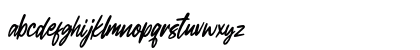 Headmista Script Regular Lowercase Preview