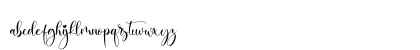 Balimora Regular Lowercase Preview
