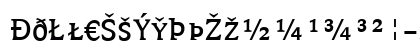 Avance Regular Lowercase Preview