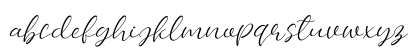 Bellany Regular Lowercase Preview