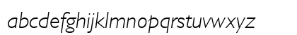 Gill Sans Light Italic Lowercase Preview