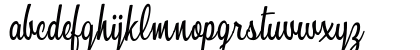 Sunshine Boulevard Personal Use Regular Lowercase Preview