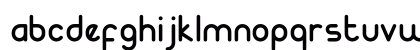 Nodelines Regular Lowercase Preview