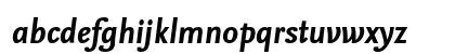 NexusSans Bold Italic TF Lowercase Preview