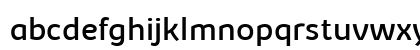 Kabrio Regular Lowercase Preview