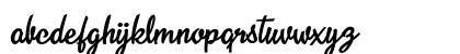 Over the Seas Personal Use Regular Lowercase Preview