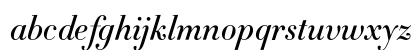 Didot HTF-M11-Medium-Ital Lowercase Preview