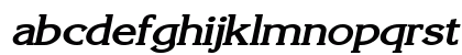 KeiraWide BoldItalic Lowercase Preview