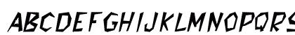 King Caps Regular Lowercase Preview