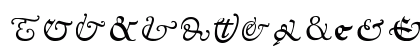 P22 Goudy Ampersands Regular Lowercase Preview
