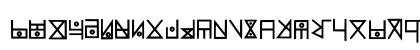 Yelekish Font Regular Lowercase Preview