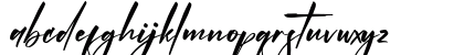 Gesturally Regular Lowercase Preview