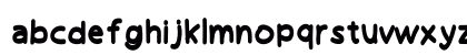 Funblob Free Bold Lowercase Preview