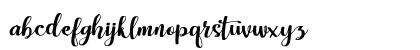 Harley Script Regular Lowercase Preview