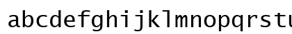 Lucida Console ANSI Regular Lowercase Preview