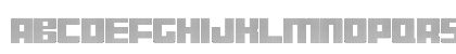 Display Gothic F Regular Lowercase Preview