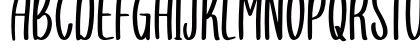 you are my everythink display f Regular Lowercase Preview