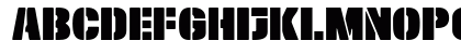 United Mech Blur Demo Regular Lowercase Preview