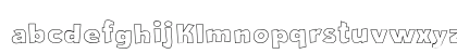 Crazy Krabs Outline Regular Lowercase Preview