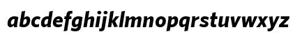Whitney Bold Italic Lowercase Preview