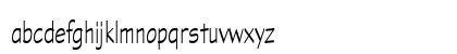 Graphite LightNarrow Lowercase Preview