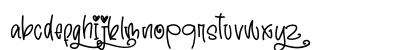 Night Dream Regular Lowercase Preview