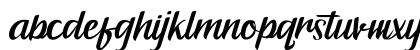 Bradles Regular Lowercase Preview