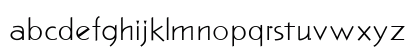 Pacific Regular Lowercase Preview