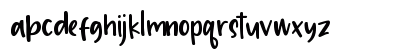 Chalkier Regular Lowercase Preview
