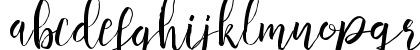 Anggelica Merona Regular Lowercase Preview
