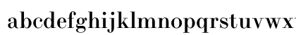 Bodoni BoldL Lowercase Preview