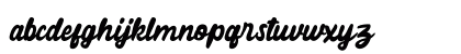 Black Mindo Regular Lowercase Preview