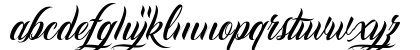 Inked Babes Regular Lowercase Preview