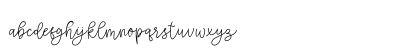 Cattoms cute Regular Lowercase Preview